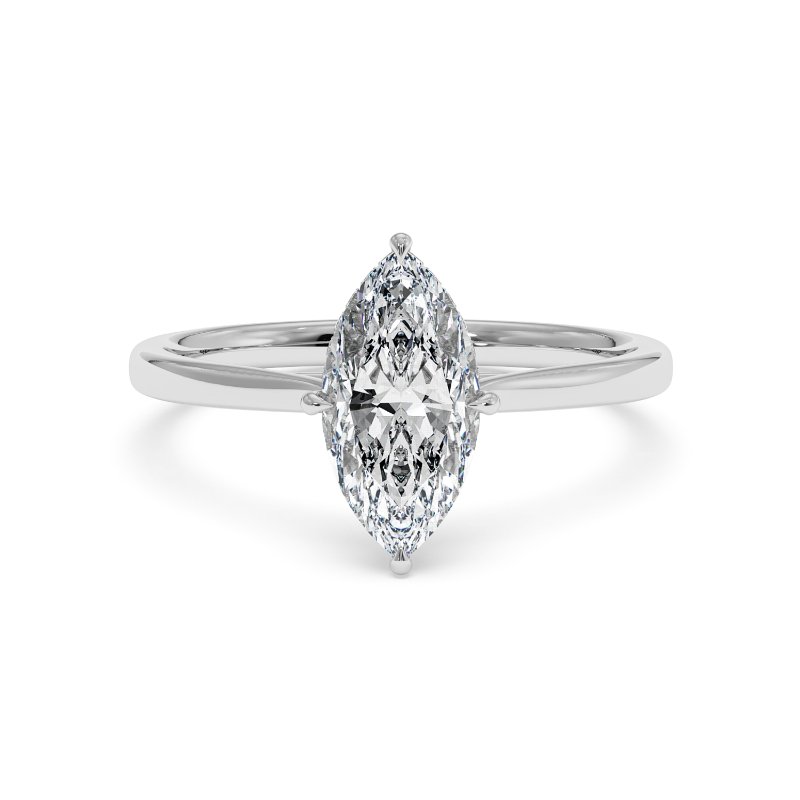 18K White Gold Aaliyah Engagement Ring