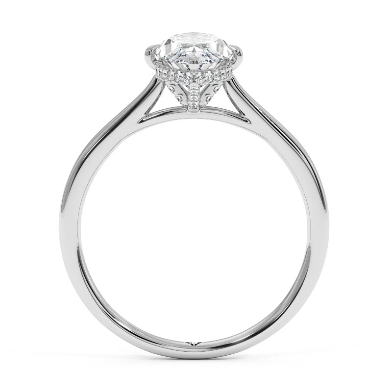 18K White Gold Aaliyah Engagement Ring