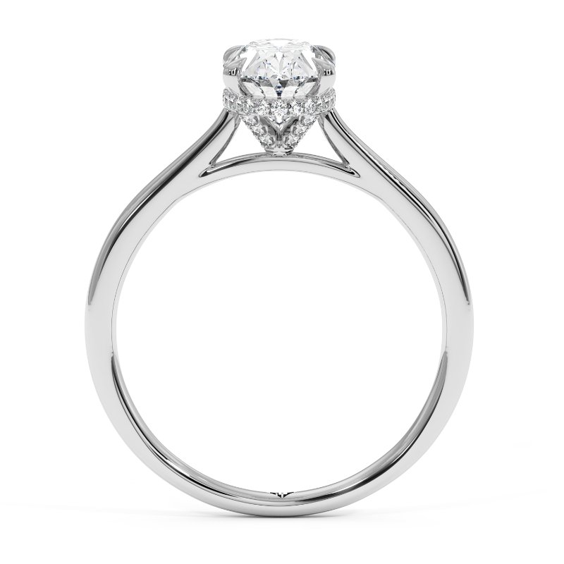 Platinum Aaliyah Engagement Ring