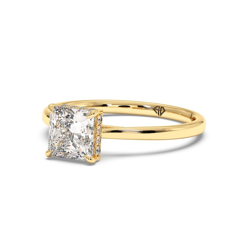 18K Yellow Gold Aaliyah Engagement Ring