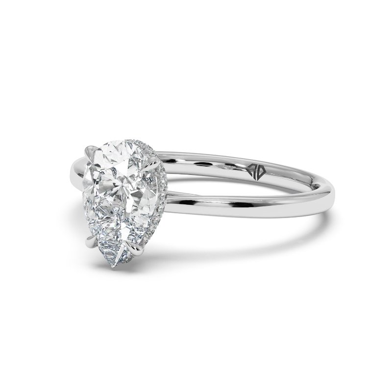 18K White Gold Aaliyah Engagement Ring