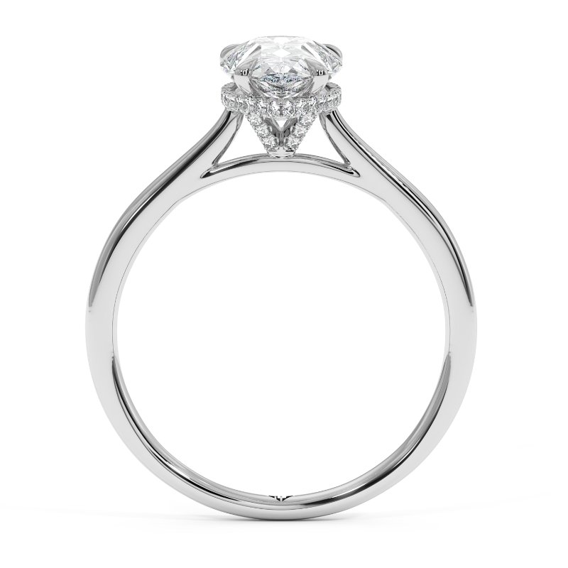 18K White Gold Aaliyah Engagement Ring