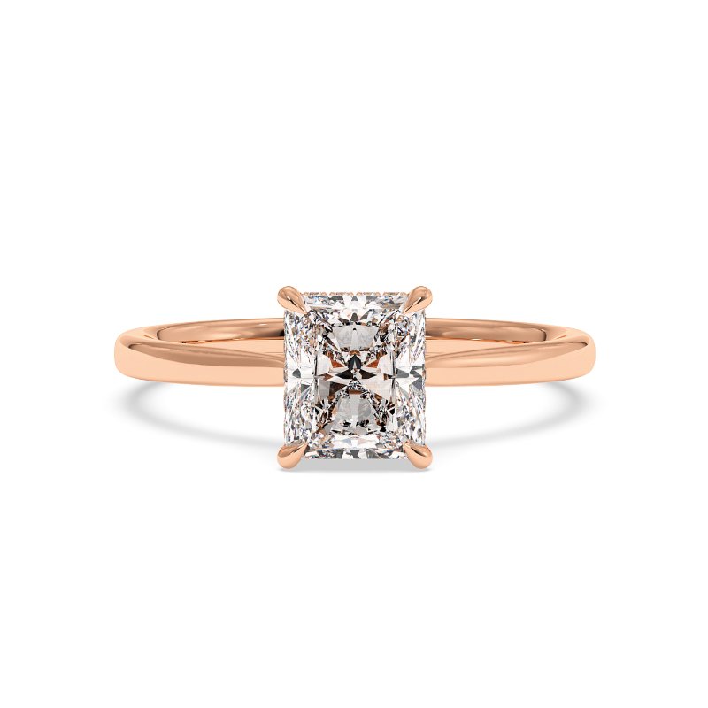 18K Rose Gold Aaliyah Engagement Ring