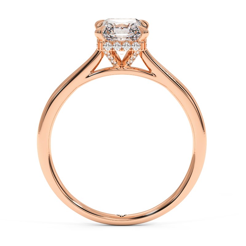 18K Rose Gold Aaliyah Engagement Ring