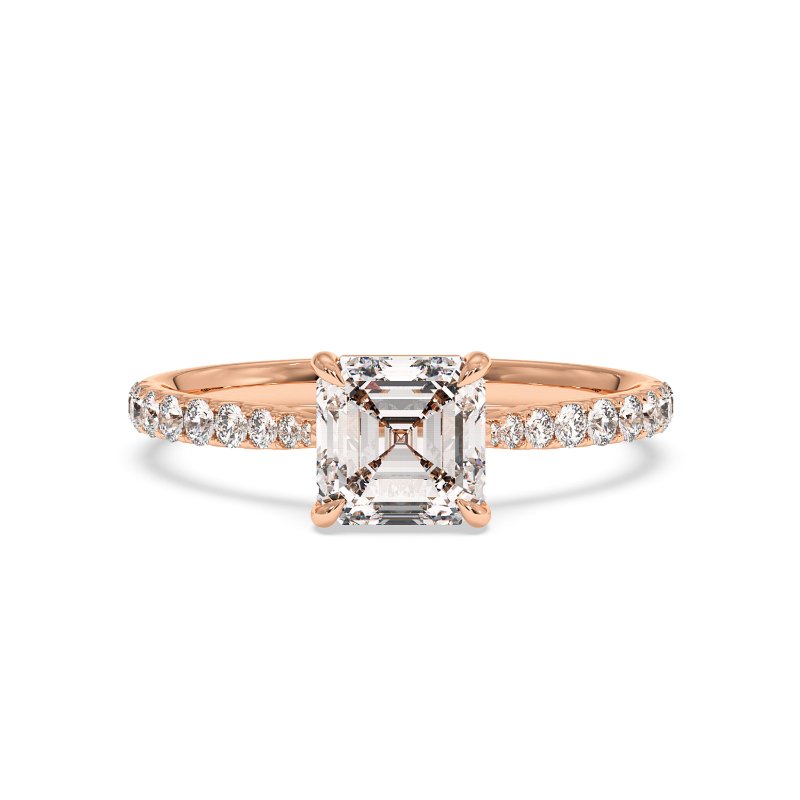 18K Rose Gold Juliette Engagement Ring