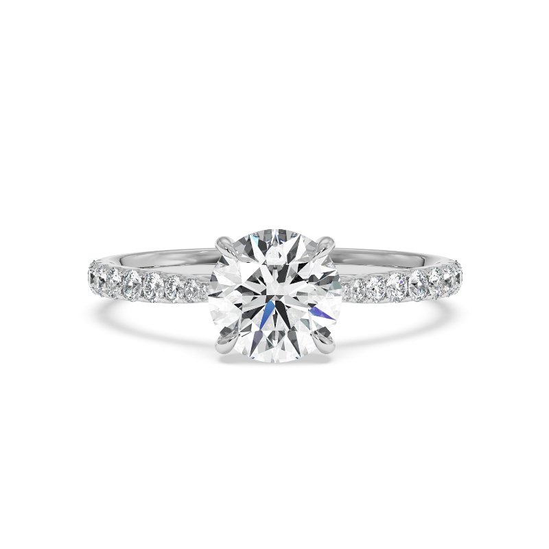 18K White Gold Juliette Engagement Ring