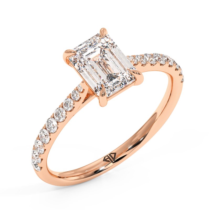 18K Rose Gold Juliette Engagement Ring