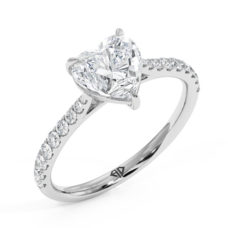 18K White Gold Juliette Engagement Ring