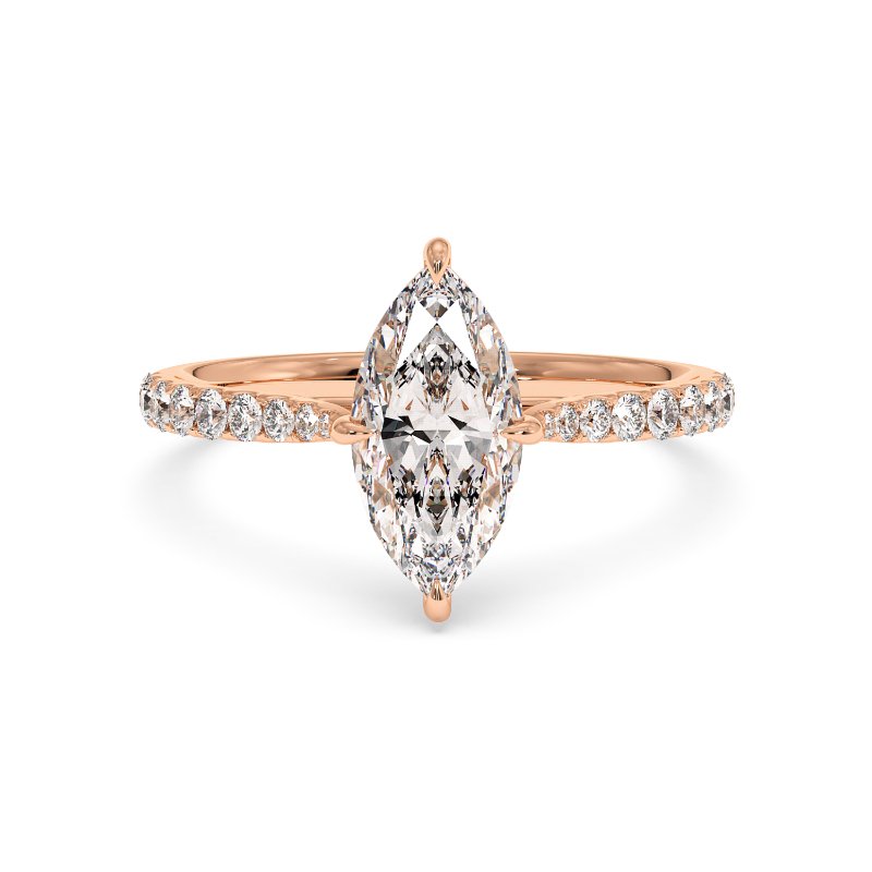 18K Rose Gold Juliette Engagement Ring