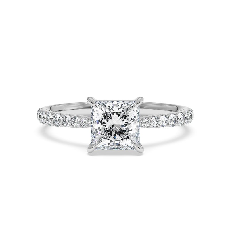 18K White Gold Juliette Engagement Ring