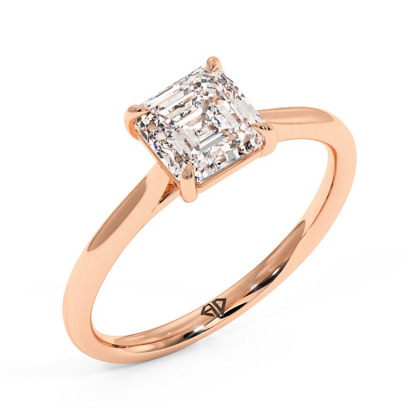 18K Rose Gold Adeline Engagement Ring