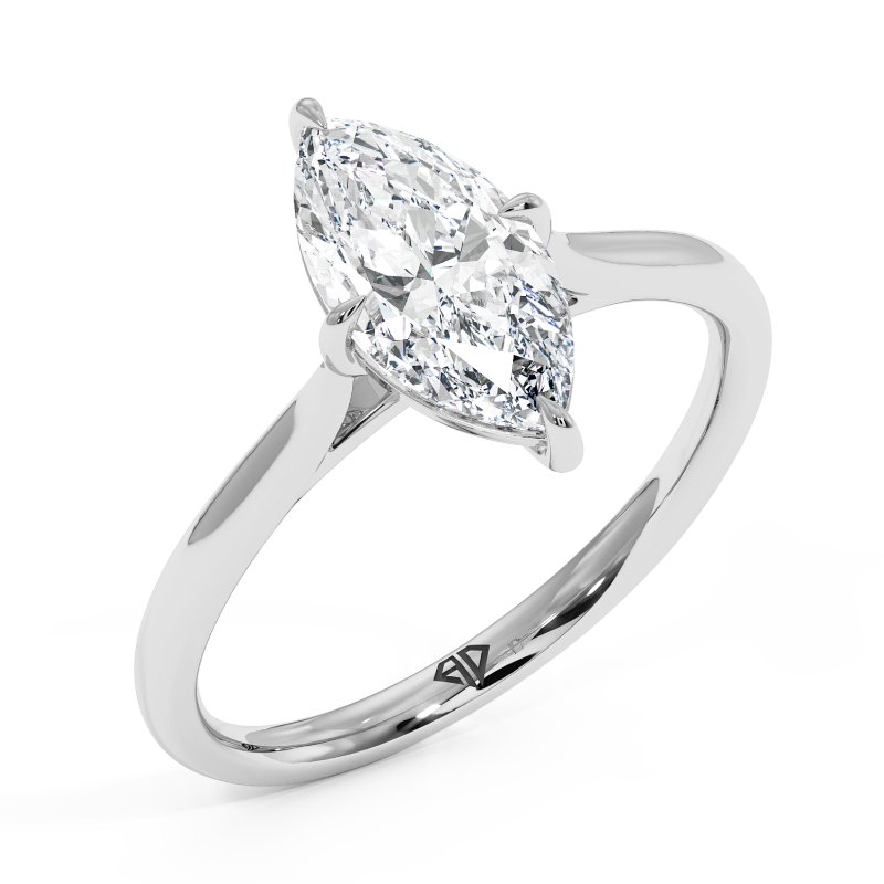 18K White Gold Adeline Engagement Ring