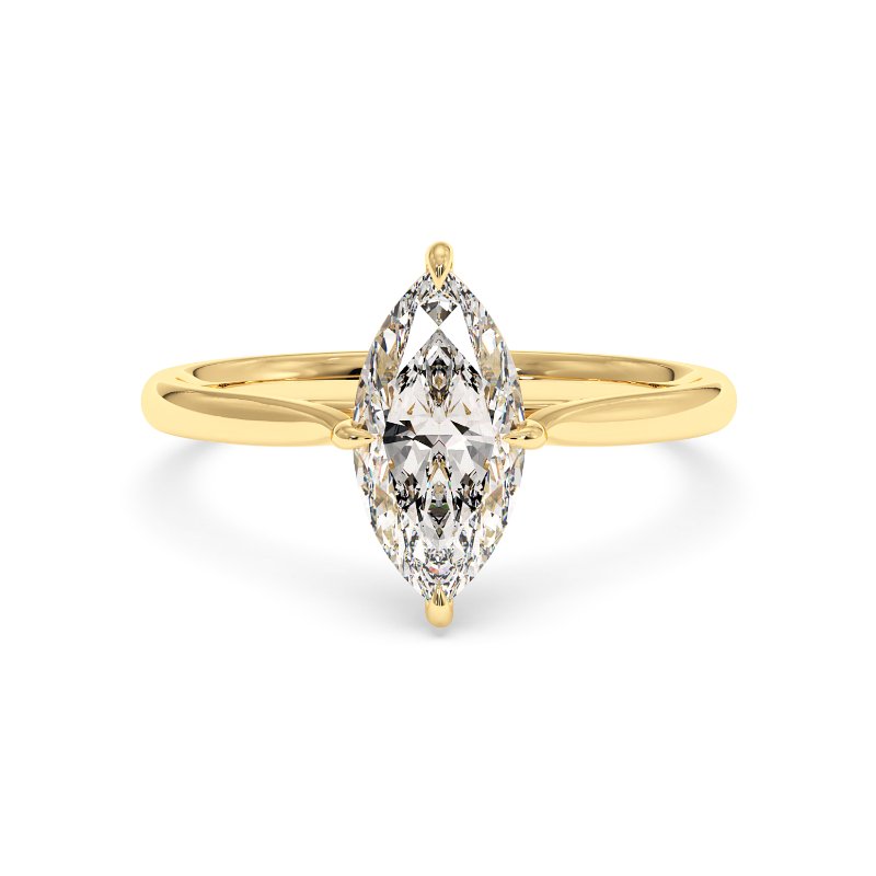 18K Yellow Gold Adeline Engagement Ring