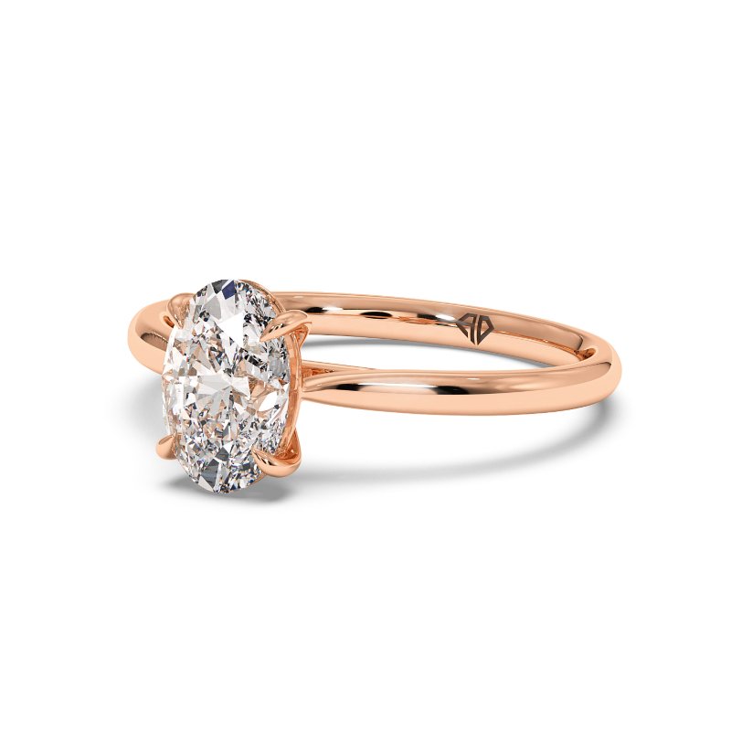 18K Rose Gold Adeline Engagement Ring