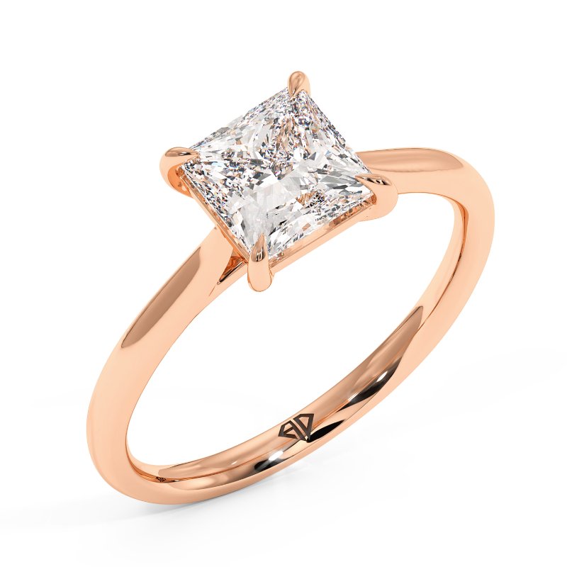 18K Rose Gold Adeline Engagement Ring