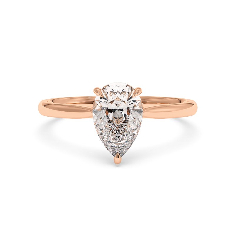 18K Rose Gold Adeline Engagement Ring