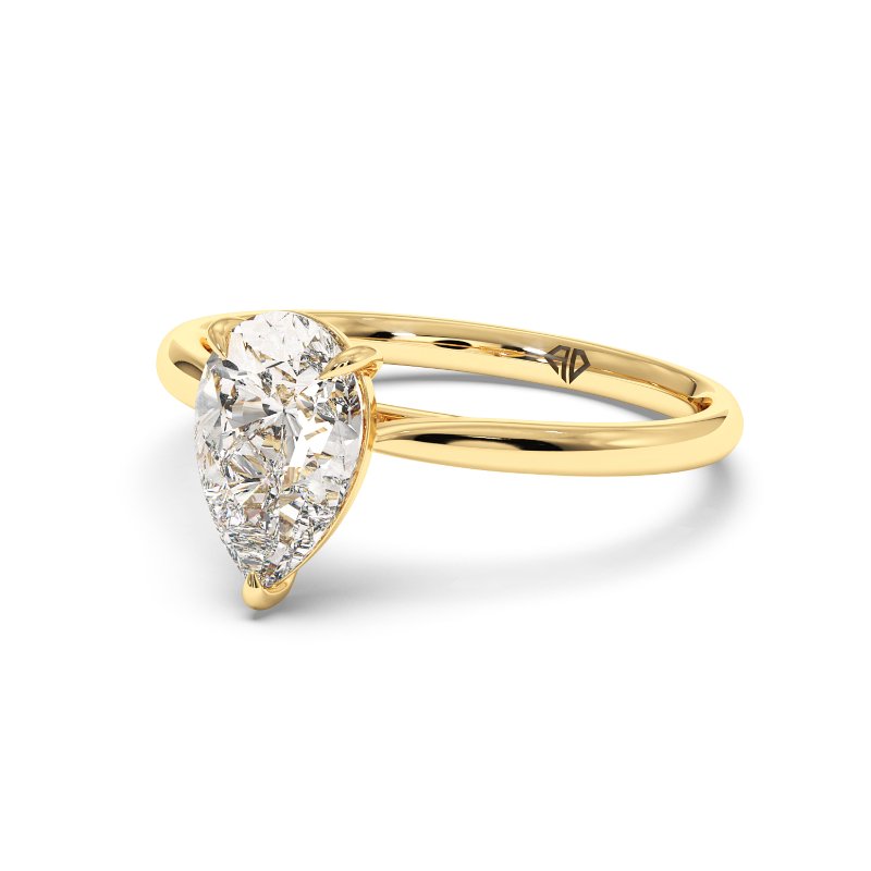 18K Yellow Gold Adeline Engagement Ring