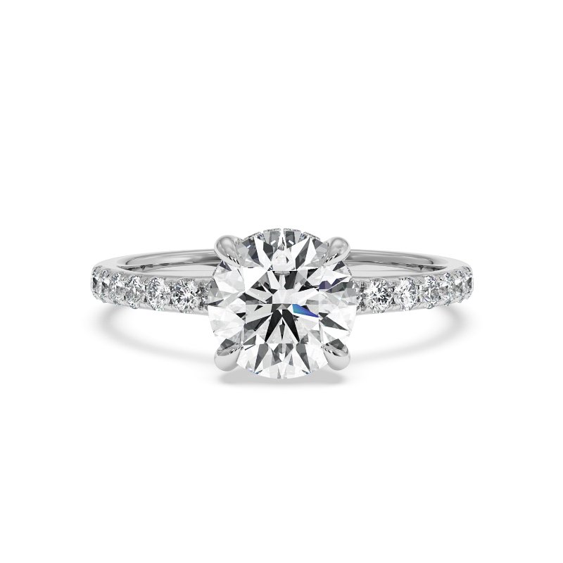 18K White Gold Yasmine Engagement Ring