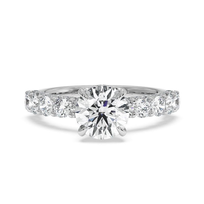 18K White Gold Elara Engagement Ring