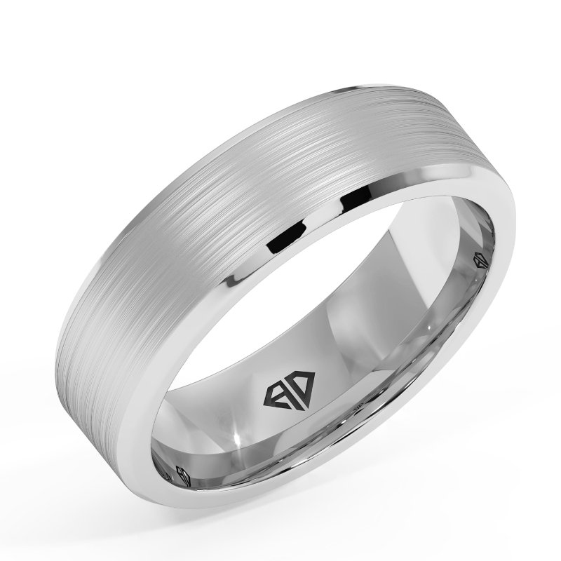 Platinum Apollo Wedding Band