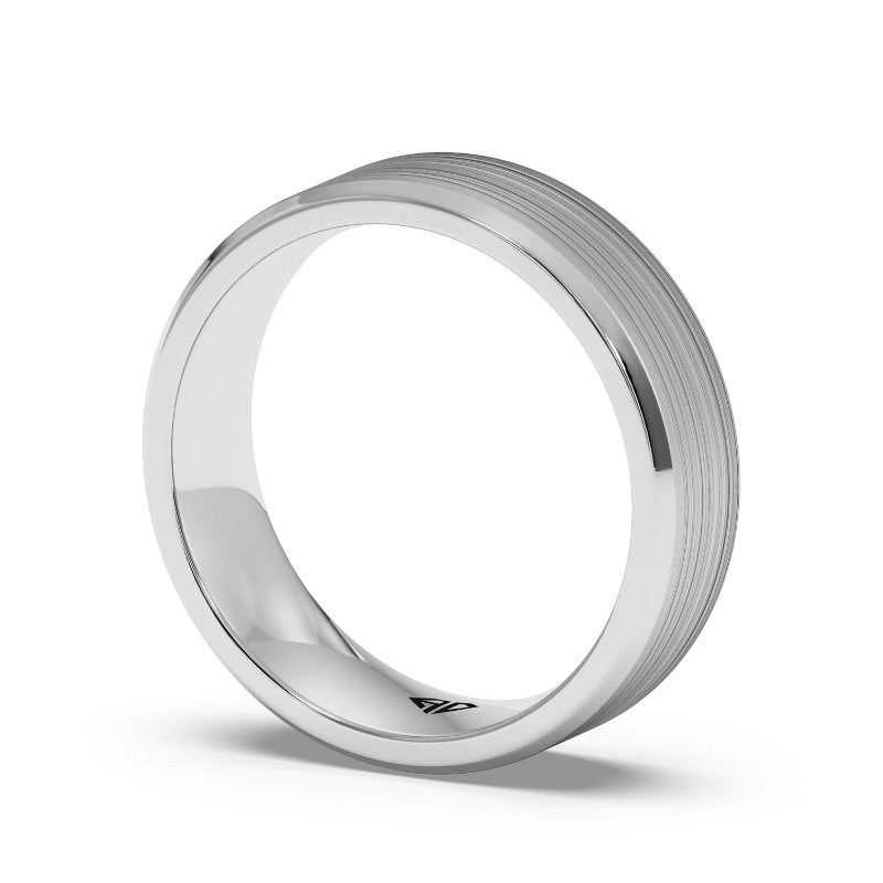 Platinum Apollo Wedding Band