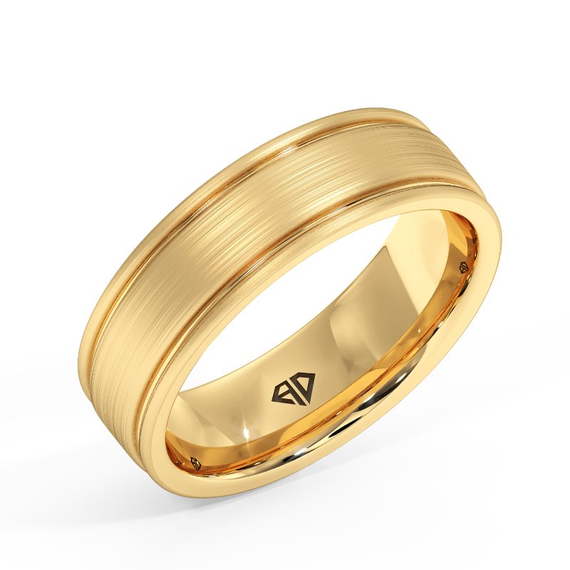 18K Yellow Gold Floyd Wedding Band