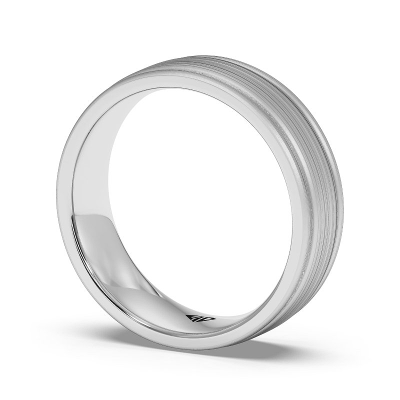 18K White Gold Floyd Wedding Band