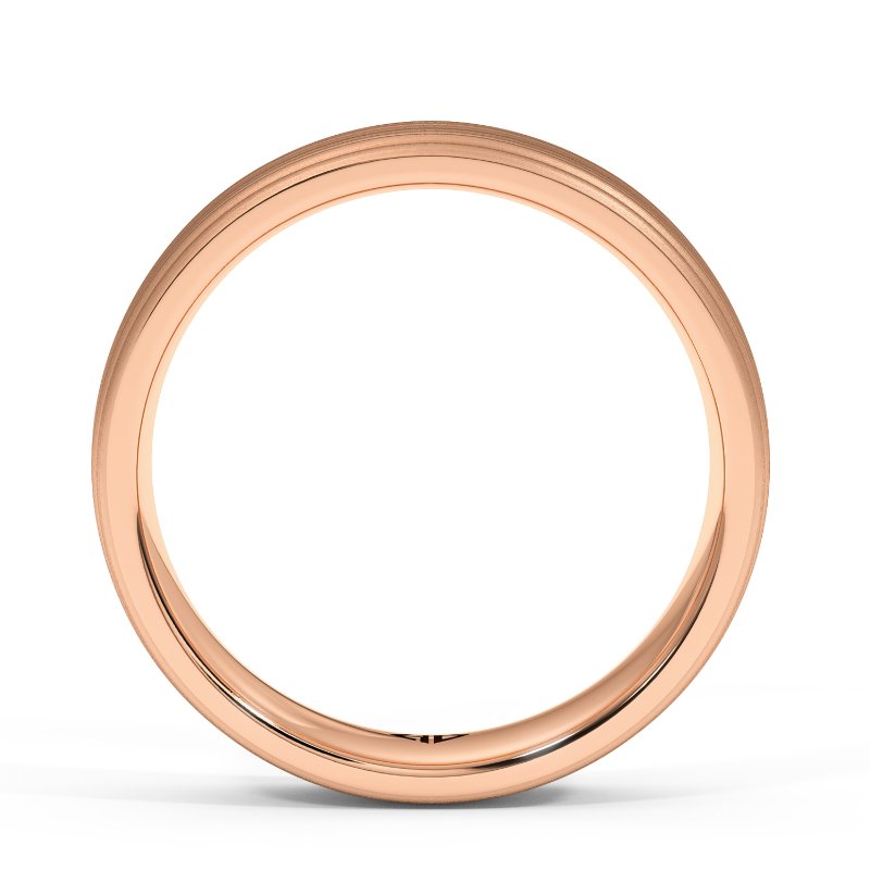 9K Rose Gold Floyd Wedding Band