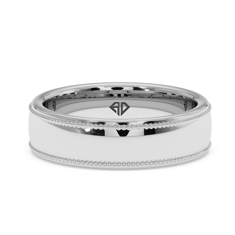 Platinum Uriah Wedding Band