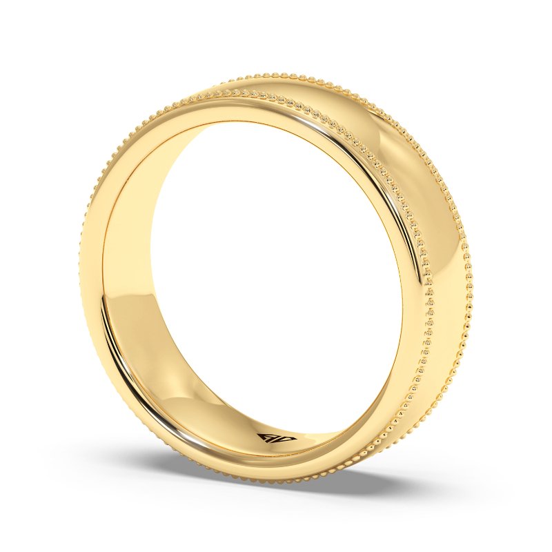 9K Yellow Gold Uriah Wedding Band