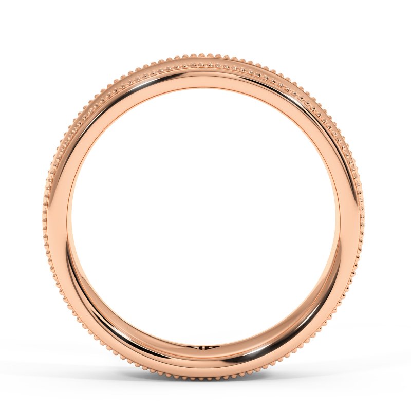 9K Rose Gold Uriah Wedding Band