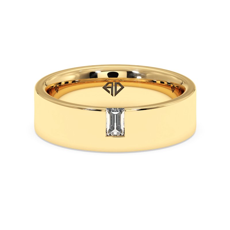 18K Yellow Gold Arslan Diamond Wedding Band