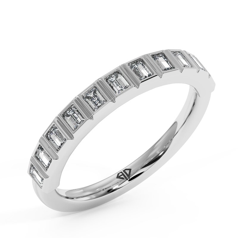 18K White Gold Aphrodite Eternity Band