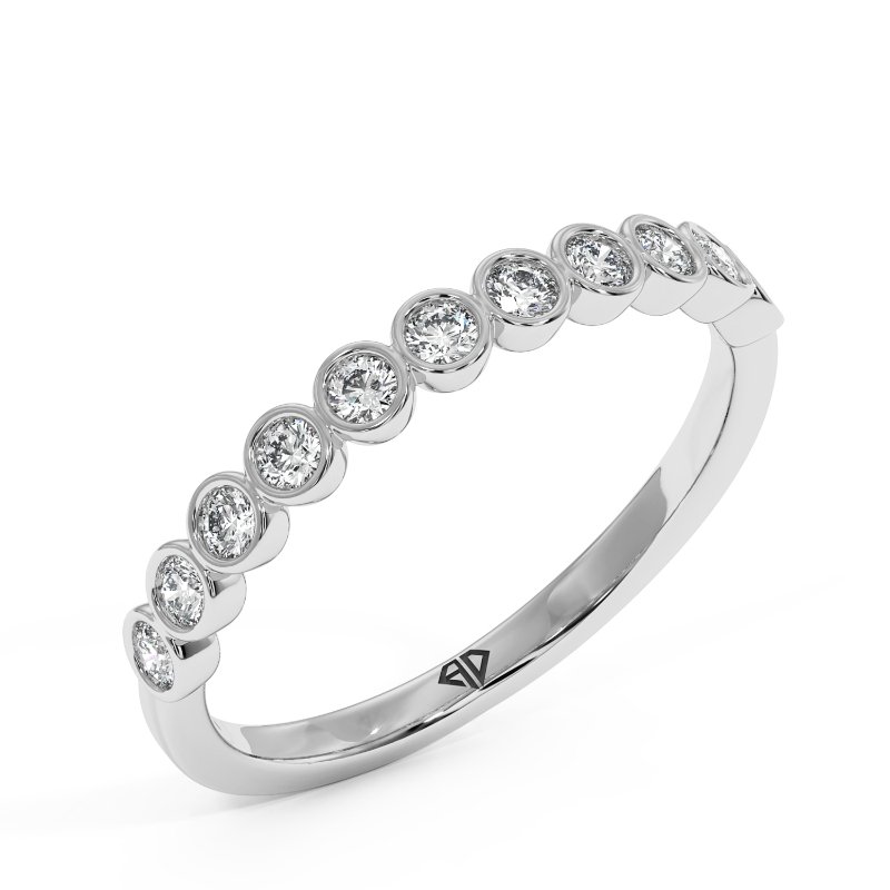 18K White Gold Caroline Eternity Band