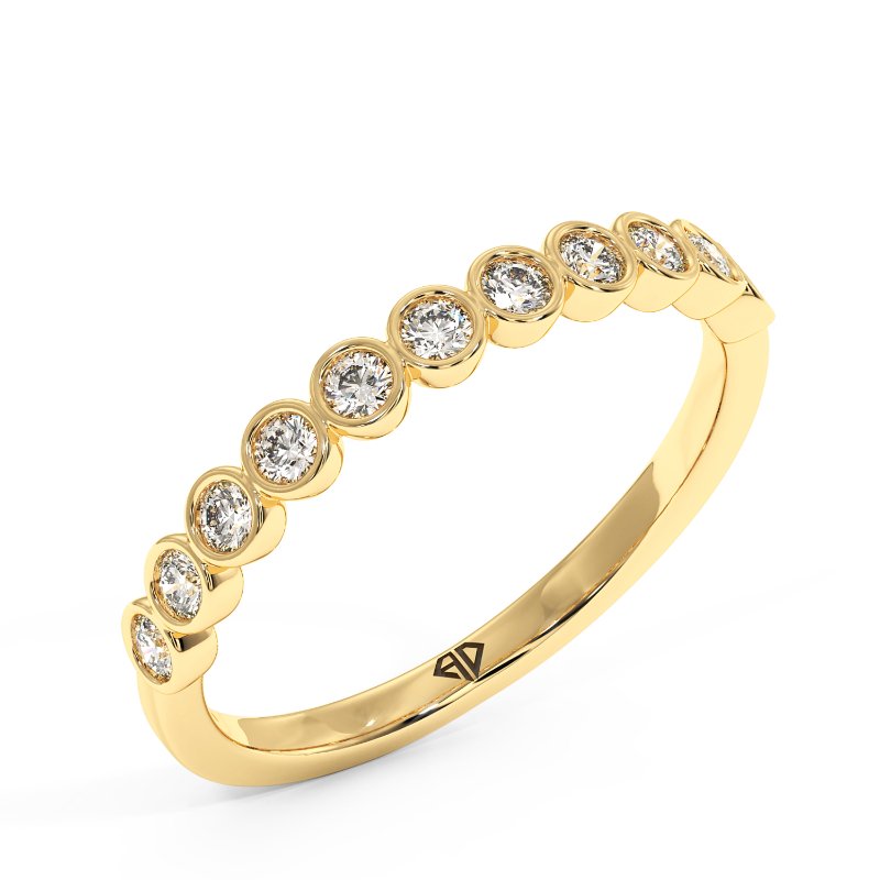 18K Yellow Gold Caroline Eternity Band