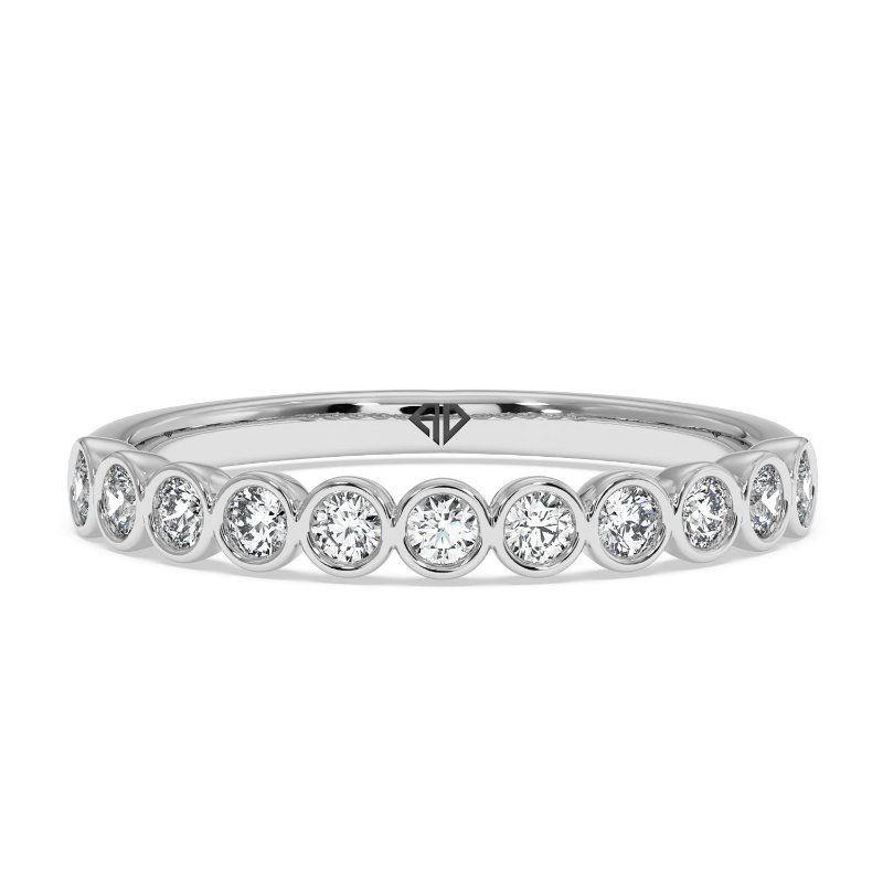 Platinum Caroline Eternity Band