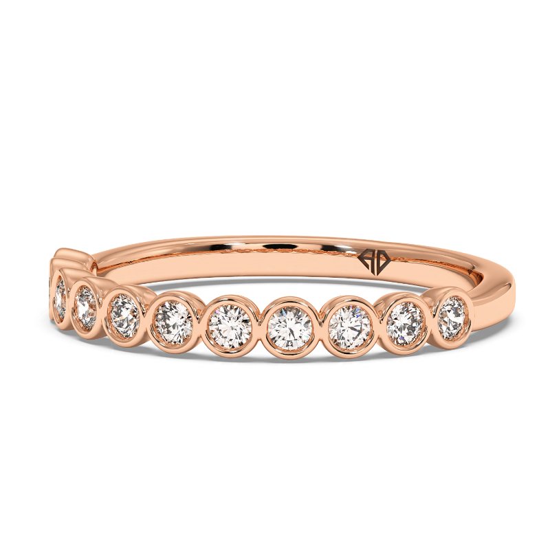 18K Rose Gold Caroline Eternity Band