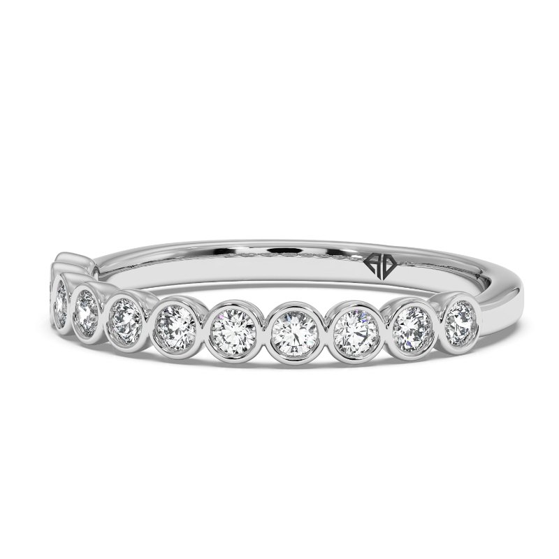 18K White Gold Caroline Eternity Band