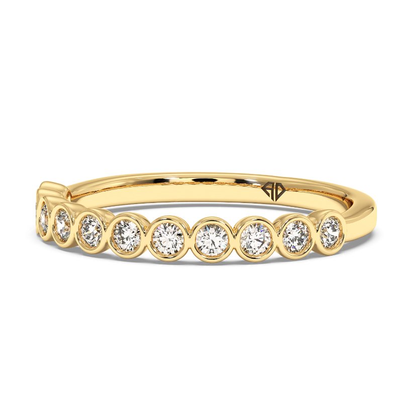 18K Yellow Gold Caroline Eternity Band