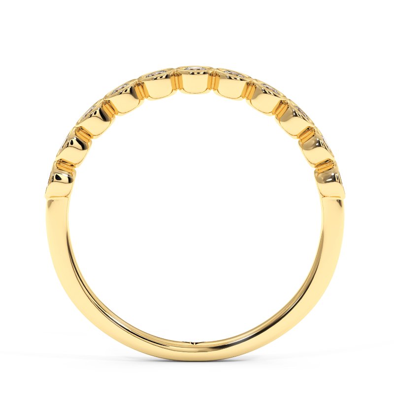 18K Yellow Gold Caroline Eternity Band