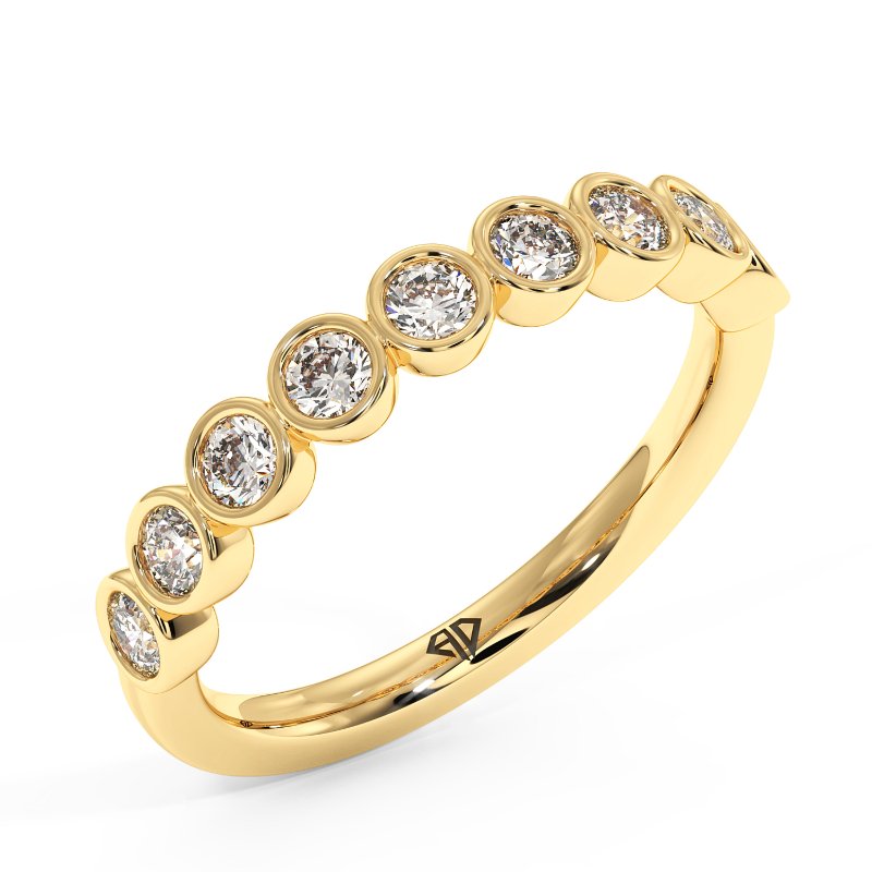 18K Yellow Gold Caroline Eternity Band