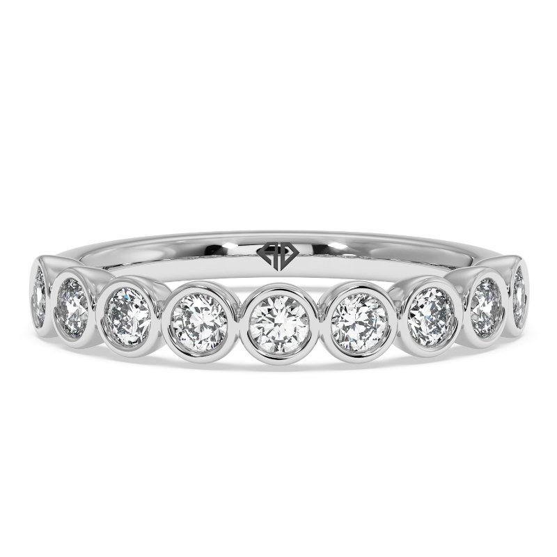 18K White Gold Caroline Eternity Band