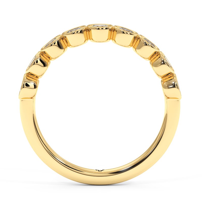 18K Yellow Gold Caroline Eternity Band