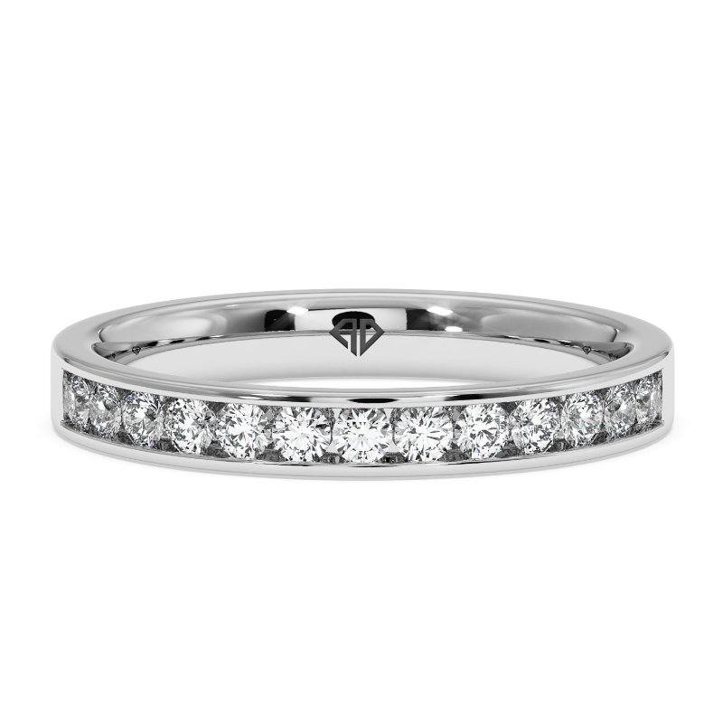 9K White Gold Liza Eternity Band