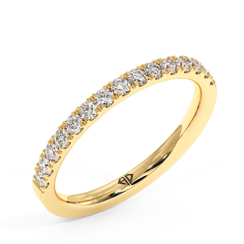 18K Yellow Gold Diana Eternity Band