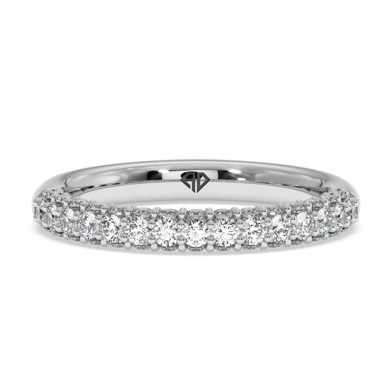 18K White Gold Estelle Eternity Band