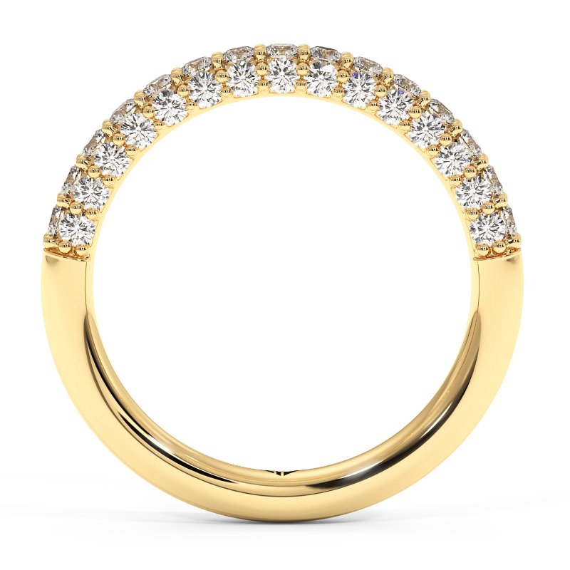 18K Yellow Gold Estelle Eternity Band