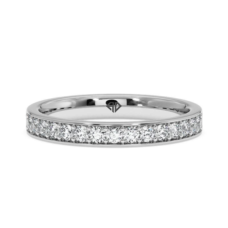 18K White Gold Natalia Eternity Band