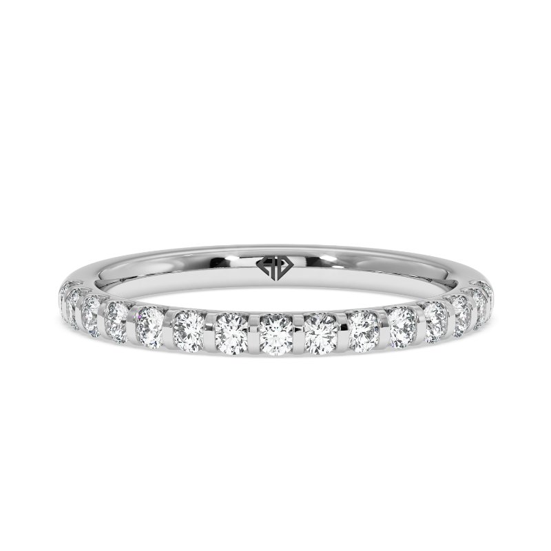 18K White Gold Cora Eternity Band