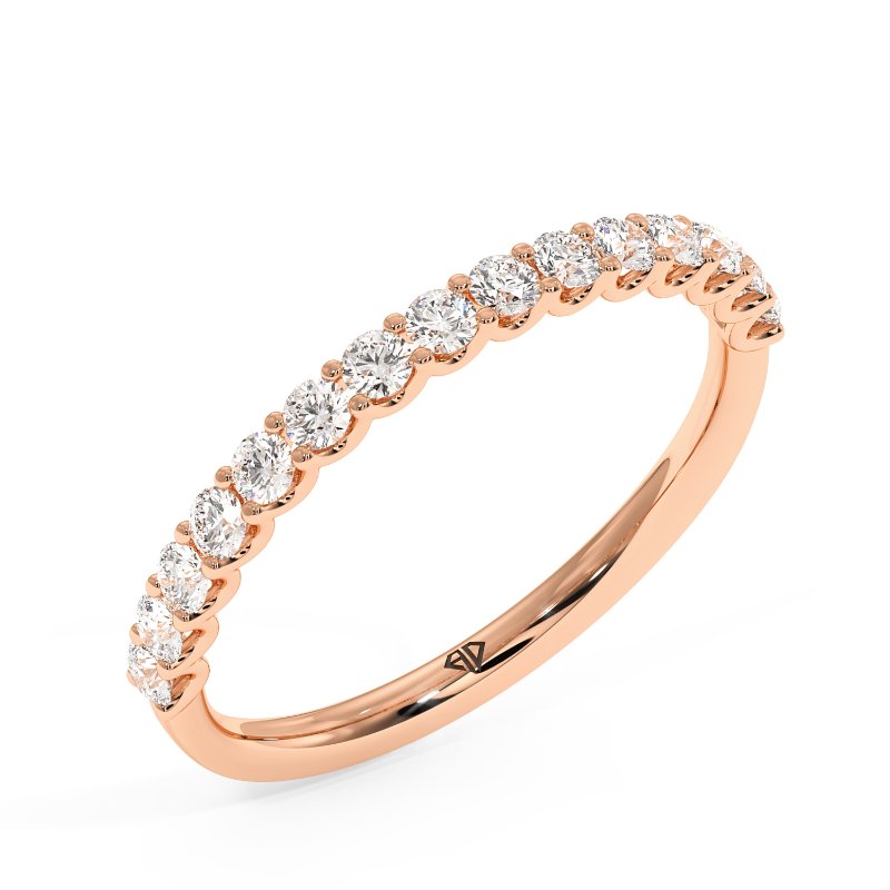 18K Rose Gold Jemima Eternity Band